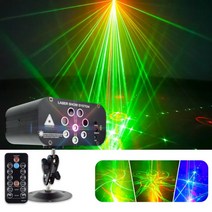 가정용 빔프로젝터 디스코 라이트 미니 RGB 무대 조명 DJ LED 레이저 무대 램프, 협력사, 128 패턴