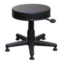 오너클랜 원형의자1호 진료의자 원형의자 진찰의자 고정의자, 아이보리 본품