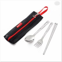 야외 캠핑 수저 식기 세트 숟가락 스푼 젓가락 포크 취사 키친 요리 음식 캠핑장 글램핑, 1인용 식기 세트