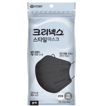크리넥스 스타일 마스크 블랙 대형 3매, 3개