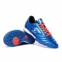 켈미 KELME 남성용 실내 잔디 축구화 아치 서포트 축구 클리트 퍼포먼스 풋살 스니커즈 블루.