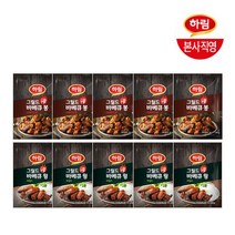 하림 그릴드 윙봉 세트(바베큐윙 5팩+바베큐봉 5팩), 단일옵션