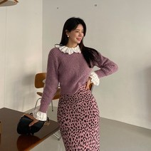 빈스홀릭 주엘 샤인 라운드 니트