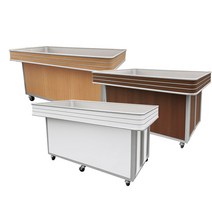 [매대인] 알미늄 이동평대 모음전/HS-001/HS-003/HS-015, 밤색 HS-001