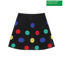 베네통 베네통 Leopard knit skirt 0F_1135P0867_901