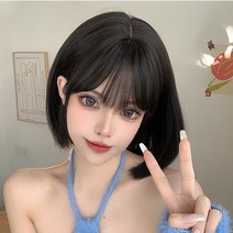 VENUS bobo 보보 헤어스타일 패션 가발, 콜드브라운