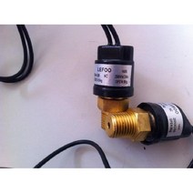 LEFOO LF08 압력스위치 12V220V 유압 공기 물 압축기 컨트롤러, 1/8 평상시 닫힘 5-8kg