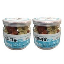 브랜드없음 우리주 저알러지 츄 강아지 간식 300g 연어 + 대구 혼합맛 덴탈껌, 4개