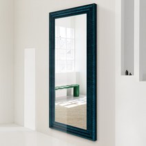 위미러 수아비 벨벳 헨드메이드 디자인 매장 카페 인테리어 거울 2종 4color, 수아비전신(50x150), 그레이-벽걸이형