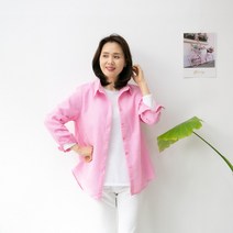 엄마옷마미소 지지미체크남방 5060 중년여성의류 빅사이즈 마담의류 긴팔 체크블라우스 봄 필수템 미시룩