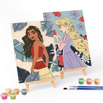 아이러브페인팅 DIY미니이젤형 디즈니 그림그리기 13x18cm 드림.아이러브페인팅