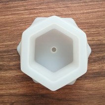 견고한 실리콘 화분 금형 보석 보관 상자 DIY 기하학적 다각형 세라믹 점토 공예 에폭시 수지 콘크리트, 01 transparent