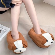 예쁜 캐릭터 기모털 푹신한 슬리퍼(230~255 프리사이즈) 발편한 완벽 방한 보온 미끄럼방지 거실화 층간소음방지 여성용 사무실 실내화 룸슈즈 학생 어린이 실내부츠