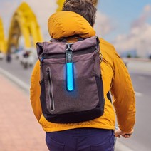 야간라이딩 LED 반사 가방 걸이 펜던트 등산(블루), B_블루