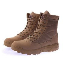 남자 갈색 군화 전투화 정글화 워커슈즈 편한워커
