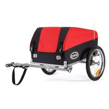 자전거트레일러 카트 바이크트레일러 짐수레 연결장치, 빨간색, 1개