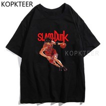 Slam dunk 2023 새로운 t 셔츠 남성 39s 여성 39s 일본 패션 애니메이션 t-셔츠 streetwear 트렌드 힙합 반팔 티셔츠 유니섹스 탑