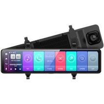 12인치 안드로이드 룸미러 GPS 네비게이션 2채널 블랙박스 후방카메라 포함 ADAS 지원, 2.맞춤+32G + 투샷