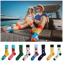 언발란스 패션 양말 짝짝이 패턴 AB SOCKS