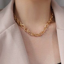 멜팅스톤 무니켈 로프 볼드 체인 오삼광빌라 황신혜 목걸이 골드