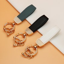 유투카 더뉴 올뉴 모닝 스마트 팩 더뉴 레이 자동차 스마트 키케이스 키커버 키링 차 키홀더 골드라인 실버라인 스트랩, 스트렙 (추가구매), 골드_그레이블루