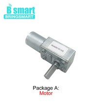 웜기어 베벨기어 소형기어드모터 Bringmart-JGY370 12v DC 모터 웜 기어 고 토크 24v 감속기 8mm D7 샤프트, 03 12V 6rpm_04 package J