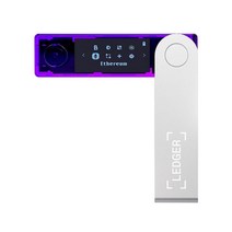 렛저 Ledger Nano X 암호화폐 하드웨어 지갑 블루투스 코스믹 퍼플
