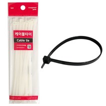 케이블타이 민광 25개입 5mmX20cm 전선정리 28032EA, 화이트
