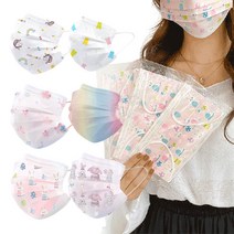 개별포장 ELF 성인 캐릭터 패션마스크 멜트블로운 필터 1회용 3중필터 마스크, 영국토끼 대형, 30매