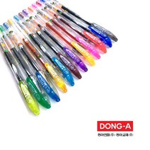 (동아연필) 미피향기 중성펜 0.38mm 12개입1갑, 빨강