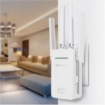 와이파이인터넷공유기 휴대용라우터 속도빠른무선이동식 PIXLINK-WR09 지널 리피터 300Mbps 범용 장거리 안테나 4 개 포함 AP/ /리피터 3in 1 모드, 04 AU plug