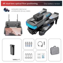 드론 z50 new xt5 rc drone 360도 장애물 회피 8k fpv wifi optical flow dron fpv dual camera follow me, 4k 듀얼 카메라 bl 1b