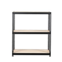 하트랙 앵글 철제 틈새 조립식 선반 3단(2칸) 80x25x90cm, 블랙(무광)