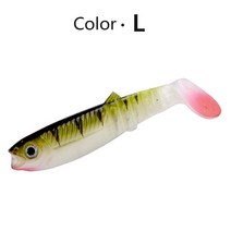 MEREDITH Cannibal Baits 80mm 100mm 125mm 인공 소프트 낚시는 Wobblers 루어 실리콘 쉐이드 웜베이스 미, CHINA_100mm 5pcs, 12 L_03 100mm 5pcs