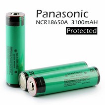 18650 배터리 파나소닉 3100mAh 대용량 충전배터리 리튬이온전지 18650 충전기, 1개, 1개