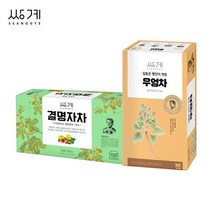 쌍계명차 김동곤명인이 만든 우엉차 100T +결명자차 100T