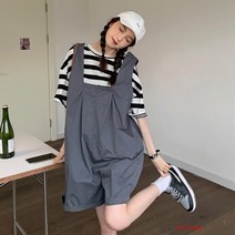 백밴드 바지 여성 여름 느슨한 얇은 넓은 다리 캐주얼 짧은 바지