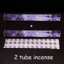 2/4/6 튜브 화이트 세이지 향 스틱 대량 판매 스틱 향 거실 인도 향 버너 나무, 03 2 tube lavender