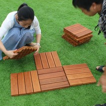 평상제작 오두막 조립평상 야장 테이블 조립식 편상, 감바두평면 30cmx30cm 1㎡