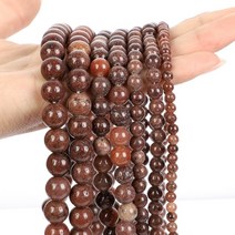 멍석 보라색 천연 석재 비즈 자수정 마노 전기석 옥 쥬얼리 제작 용 스페이서 DIY 팔찌 공예 액세서리, [01] 4mm- about 90pcs, [26] Purple Aventurine