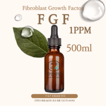 에코문 FGF1ppm 500ml /나노 이지에프 앰플 원액 에센스 리포좀 펩타이드 원료, 1개