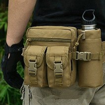 HCS해천 등산힙색 소형가방 배낭, 밀 리 터 리