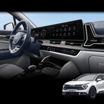 크립톤 스포티지 NQ5 액정보호필름 네비게이션 계기판 PPF 12.3인치 차량 용품 악세사리, 지문방지필름, 파노라마