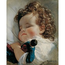 HANDONG 인물 유화 DIY 명화 반고흐 손으로 그리기 예술품 인테리어 예수 천사, PO143