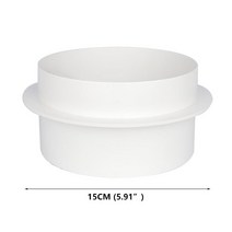 외풍 차단 댐퍼 100mm 환기 체크 밸브 인라인 덕트 주방용 가정용 그릴, 07 1PCS-15cm