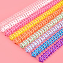 셀프 스프링 제본링 10mm DD-10179, 투명