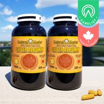 캐나다 내츄럴마스터 슈퍼 알부민 골드 1500mg 200캡슐 2병 14개월분