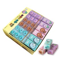 핑크풋 500 포켓프렌즈 센터지우개 36개입 단체선물