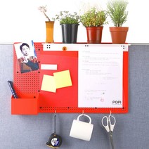 에임하이 파티션 타공판 사무실 선반 수납 점착메모지 보드, pp