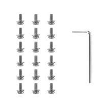 나인봇 맥스 G30 G30LP G30D 용 하단 배터리 커버 나사 전기 스쿠터 스테인레스 스틸 금속 수리 부품 포함, [01] WHITE